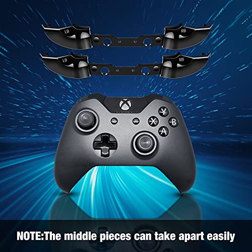 image for Sumind 31 Piece Replacement Thumbsticks Joysticks Black Replacement LB