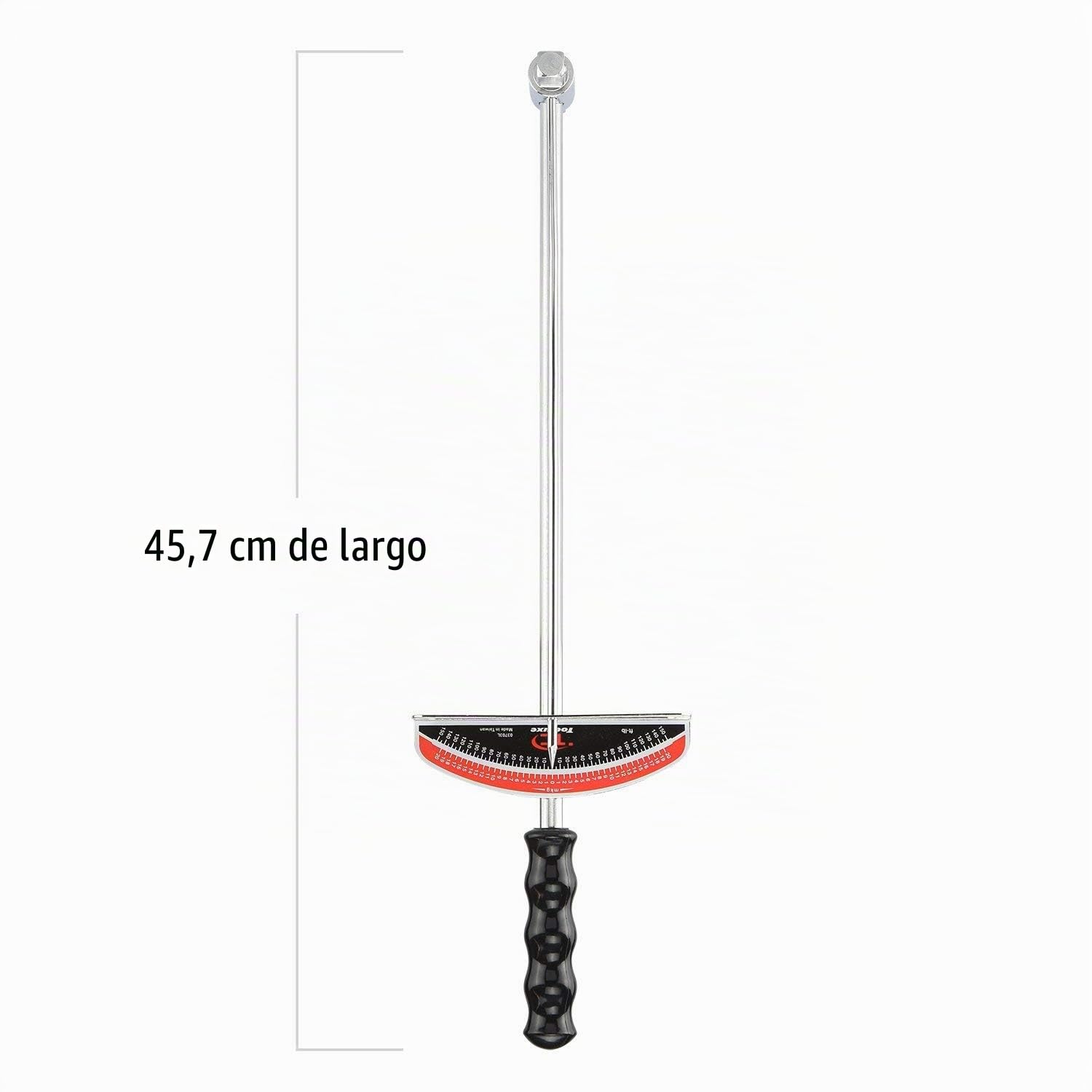 Tooluxe® 03703L 3/8” and 1/2” Dual Drives Beam Style Torque Wrench | 0-150 Ft-Lb