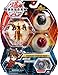 Price comparison product image Bakugan Starter Pack 3-Pack, Aurelus Dragonoid, Collectible Action Figures, for Ages 6 and Up