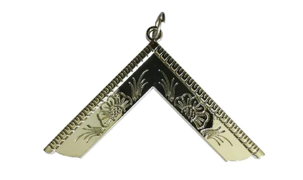 Masonic Craft Lodge Officer Silver Collar Jewel - Worshipful Master