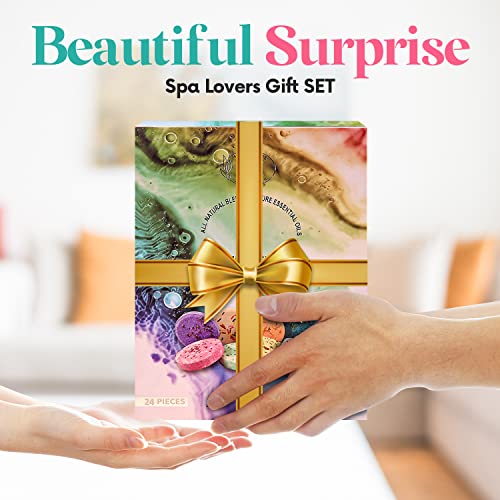 Marvelous Essentials 24-Pack Shower Steamer - Aromatherapy Shower Steamer Tablets With Pure Essential Oils And Sea Salt - Natural Vaporizing Shower Tablets Bath Gift Set #TOP6