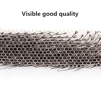 100% Human Hair False Brows for Men and Women Re-Usable Lace Base Fake Eyebrows Black Color (MM-A2)