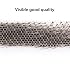 100% Human Hair False Brows for Men and Women Re-Usable Lace Base Fake Eyebrows Black Color (MM-A2)