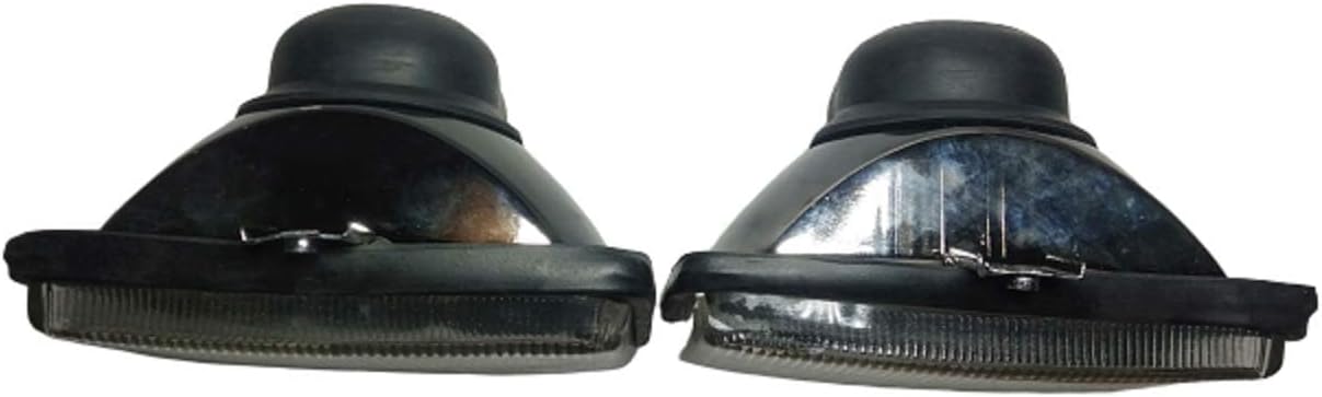 Headlight dip 12V L R pair set with bulbs Compatible for Ford New Holland Tractor TS100, TS110, TS115, TS90