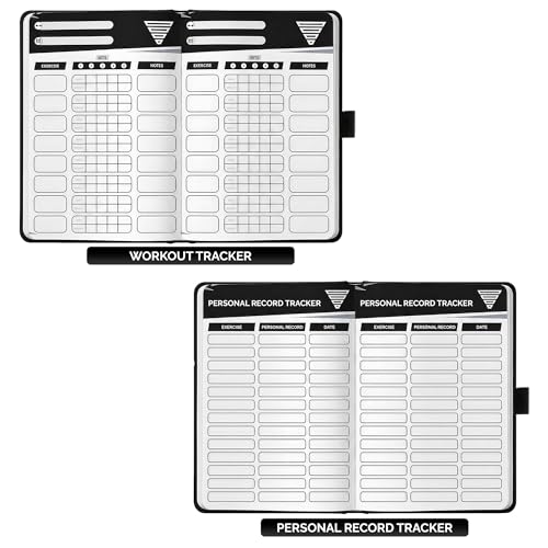 GORNATION Trainingstagebuch, Workout Planer, Fitnesstagebuch, Notizbuch für Krafttraining, Fitness Journal, Fitness Planer, Workout Journal, Trainingsplaner