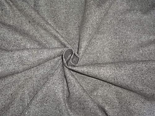 Soie matka au mètre couleur gris ivoire 111,8 cm tissu artisanal double fil