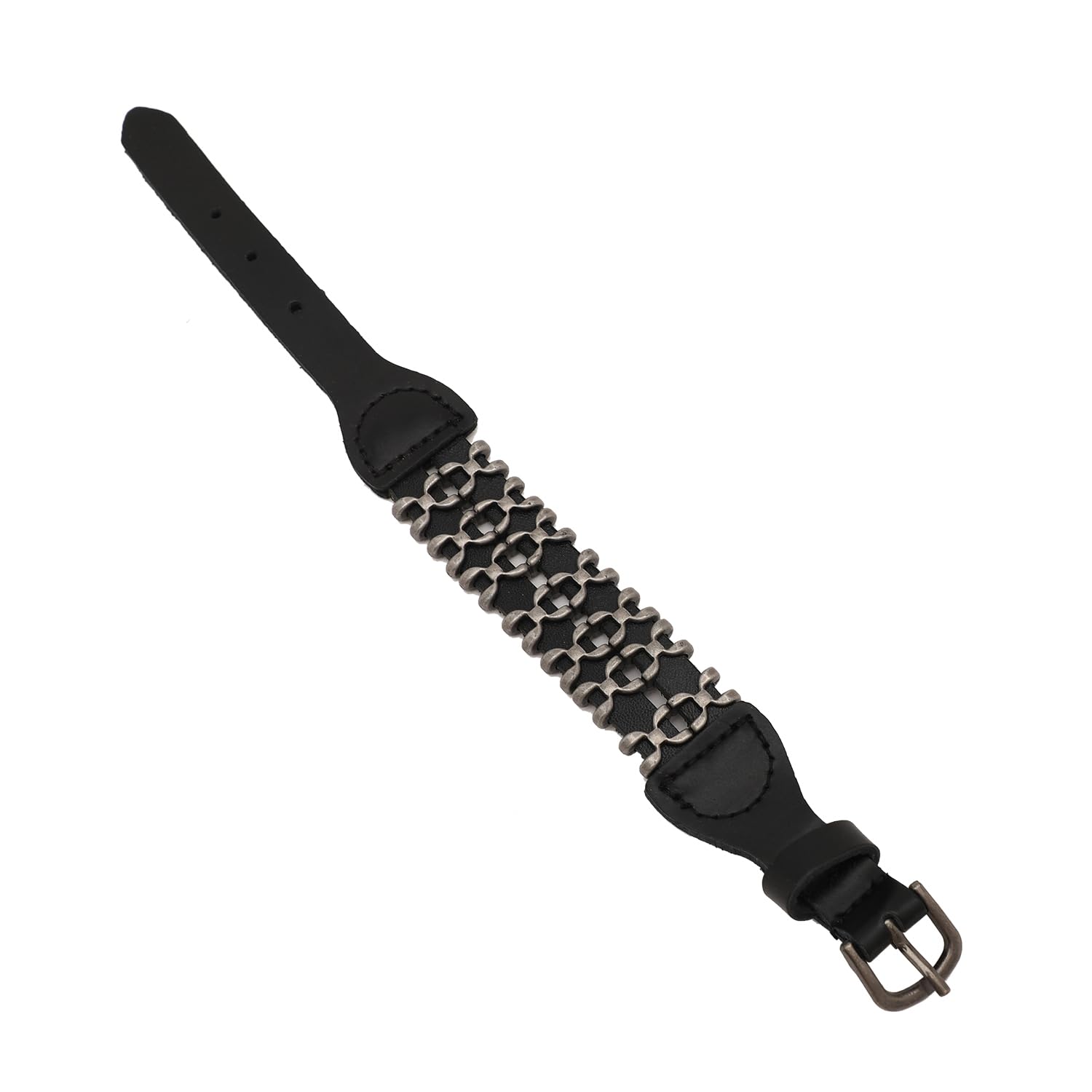 SOHI Bracelet for men Black accessories, PU Leather, Bands for hand for mens and boys, Mens bracelets for hands, for Boys and men, Handbands, Wrist Band for Men (7889) (B0C9HHWYV6) Amazon Price History, Amazon Price Tracker