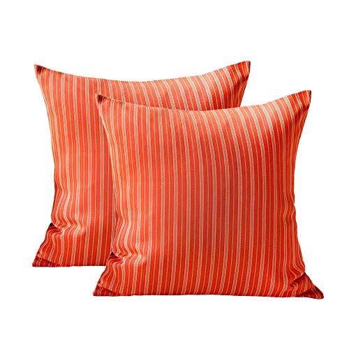 Homey COZY TEXTURE952-53-ORANGE-2PK Accent Pillow, Orange