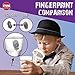 Detective Fingerprint Kit for Kids Ages 8-12, FunKidz Spy Gear Pretend Play STEM Science Kit Project with Crime Scene Investigations Educational Class Tools for Boys Girls