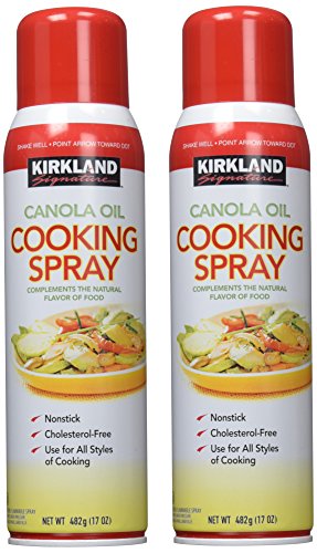 Kirkland Signature Canola Oil Cooking Spray, 2 Count #TOP2