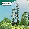 Gardman Decorative Easy Garden Obelisk R07701 Climbing Plant Metal Support. 75 Height x 13 Diameter, Black