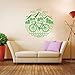 Produktbild Wandaufkleber Wandsticker Fahrrad Und Berge Wandtattoo Radfahren Gravel Bike Vinyl Outdoor Cycling Fertige Größe 56X56Cm