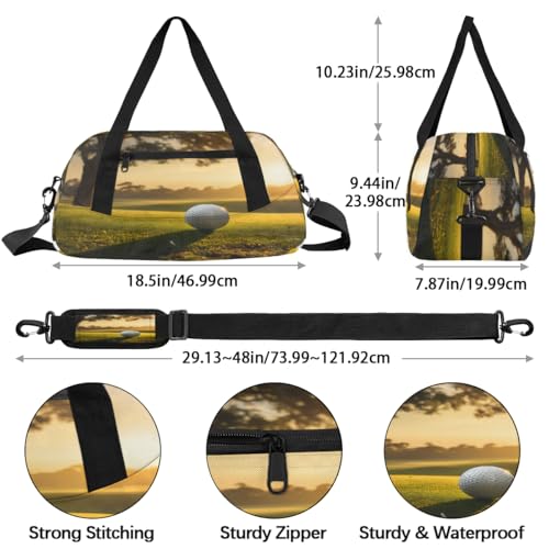 Golf Competition Kids Duffle Bag Boys Girls Small Sport Dance Gym Bag for Overnight Travel Weekender Carry On4