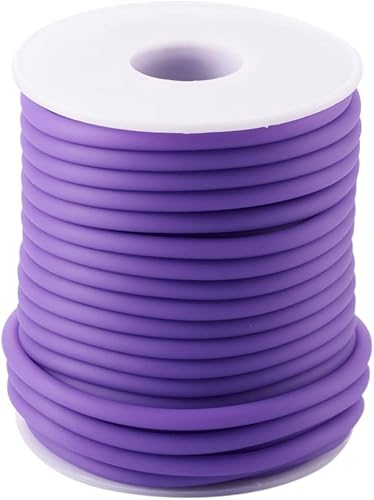 Vista 61 de FASHEWELRY 32.8 yardas 0.079 in Cables de goma para tejer cuerdas de peluquero 0.079 in de goma para puntada de goma protector de goma 6