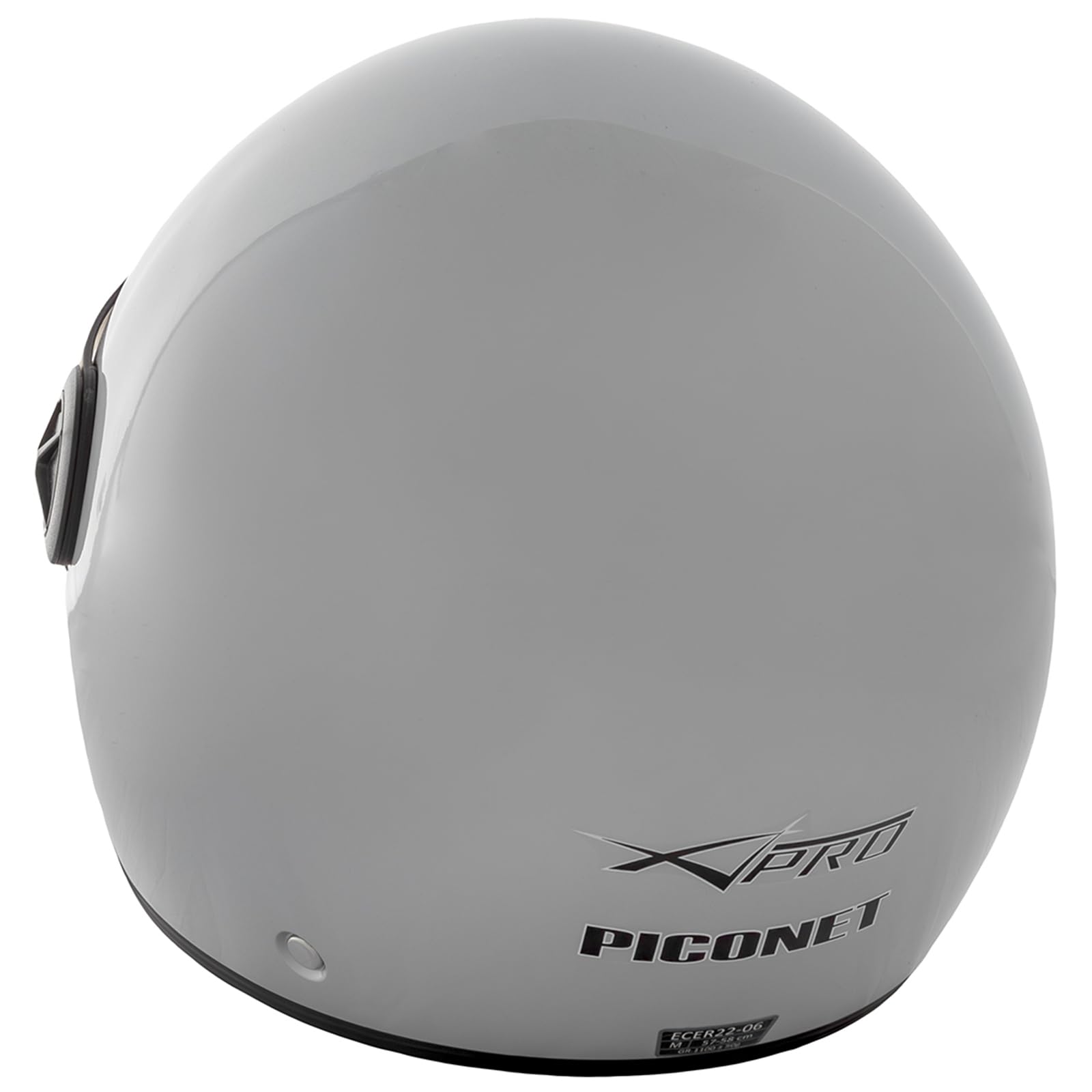 Kask motocyklowy Quad Roller otwarty kask Custom ECE 22 05 polerowany, srebrny M