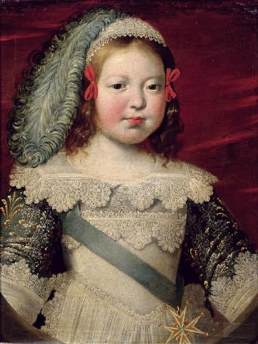 Portrait de Louis XIV enfant Claude Deruet pour habiller un grand mur
