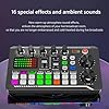 DJ Controllers, F998 Multifunctional Tuning Sound Card Microphone Mixer Kit Aud-io Recording Mixer Aud-io Mixing Console Amplifier for Phone PC(Sound card Only) #5