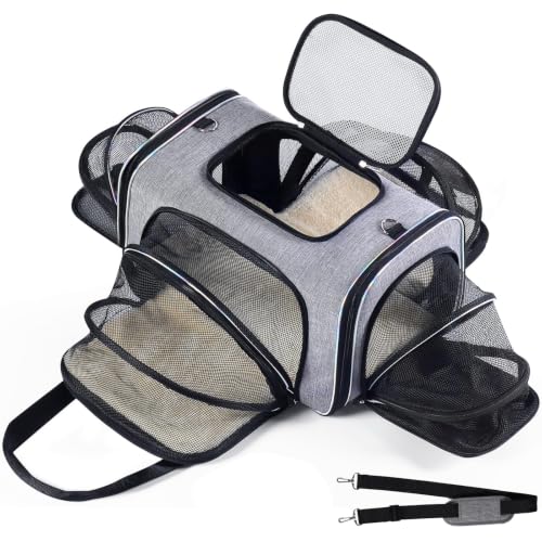 Airline Approved Cat Carrier Under Seat, 4-Way...