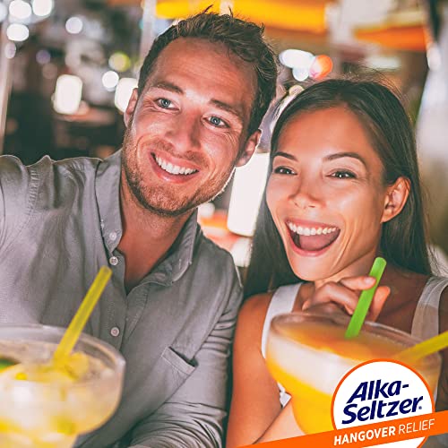 Alka-Seltzer Hangover Relief Tablets, Fast Relief Starts In About 15 Minutes For Headaches, Body Aches & Mental Fatigue, Bachelorette Party & Bachelor Party Packs 60 Count (3 Boxes, 20 Tablets Each) #TOP6