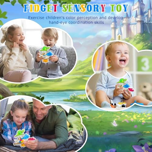 Image of Color Sorting Sensory Toys - Magic Duck Preschool Learning Color Matching Toy, Montessori Toddler Learning Educational Activities Fine Motor Skills Calm Down for Kids Ages 3-5