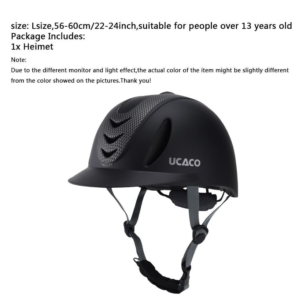 Amazon.co.jp: 馬術用ヘルメット 乗馬用 56-61調整可能 通気性 耐久性