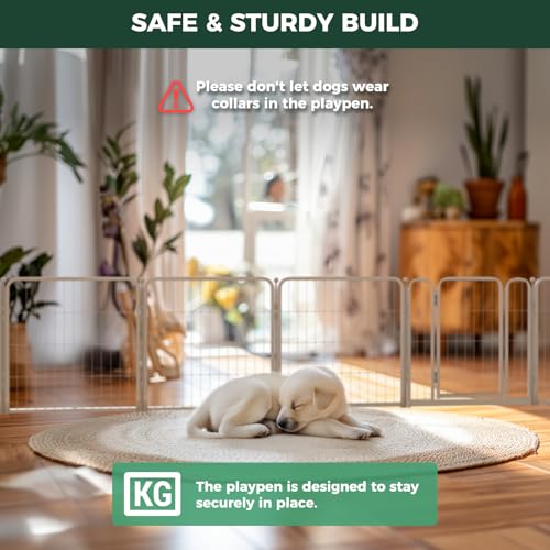 image for FXW Homeplus Unleashed Indoor Dog Playpen - Stress-Free and Safe Play,