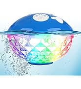 Bluetooth Pool Lautsprecher, IPX7 Wasserdicht Bluetooth Lautsprecher Tragbarer Dusche Musikbox mi...