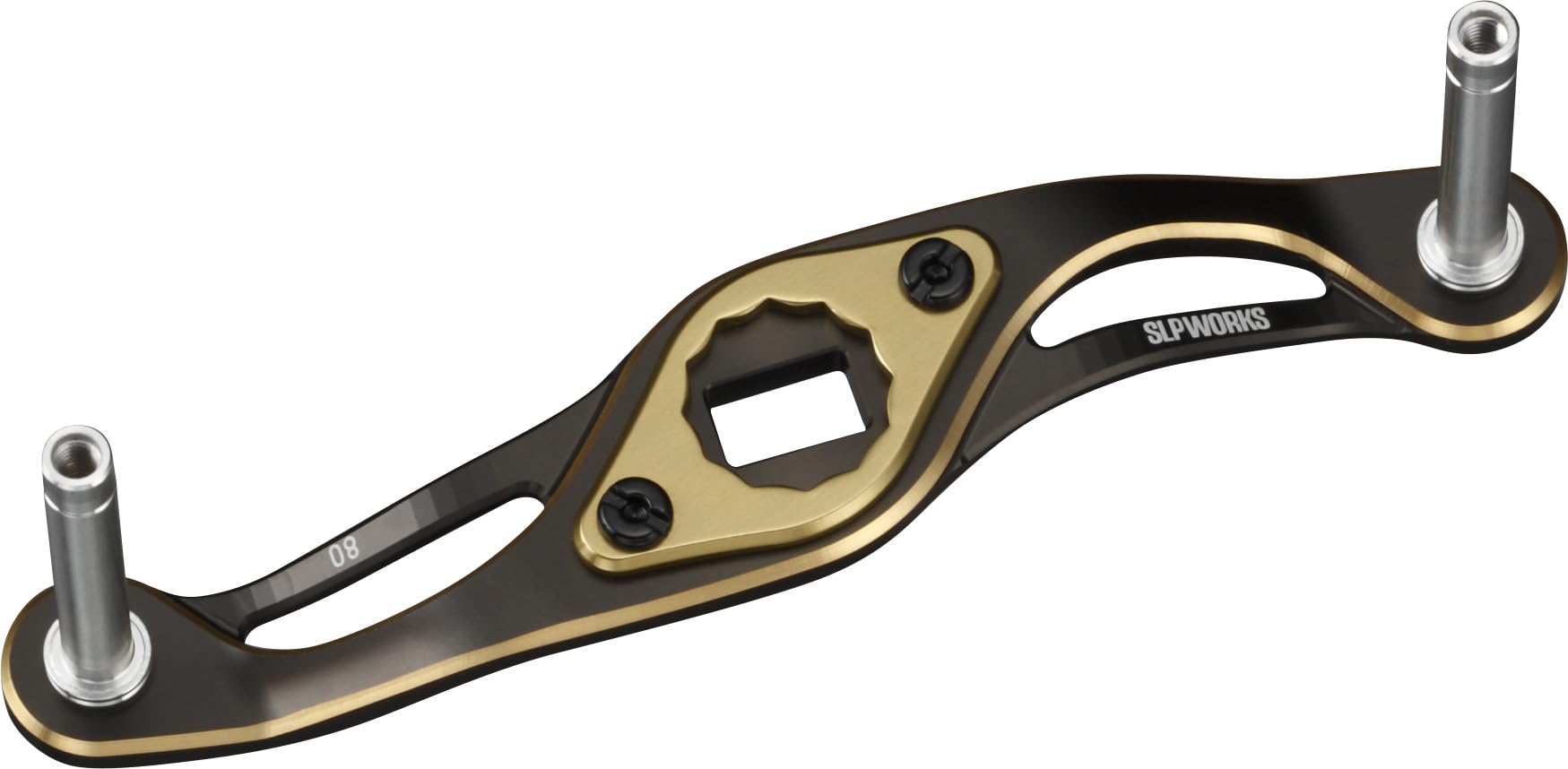 Daiwa Slp Works SLPW MC CRANK HANDLE, 3.1 inches (80 mm), Black