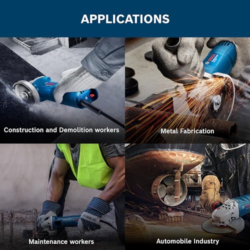 BOSCH Professional GWS 600 Angle Grinder | 670W Power | No-load Speed of 11000 RPM | Versatile Cutting and Grinding Tool | M10 Grinding Spindle Thread | 100 mm Disc | 1 Year Warranty (Image - 6)