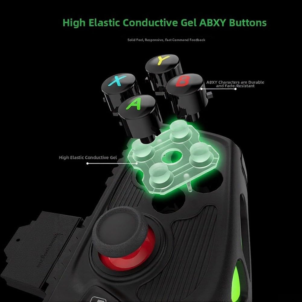Joystick Game Controller, Mobile Gaming Trigger per Android e per smartphone iOS, perfetto per PUBG COD Battle Royale Gamers Clip-On Design