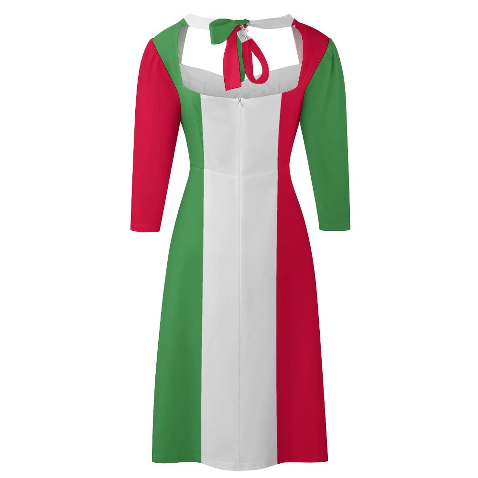 TAIZIYEAH Elegant Casual Italian Flag Dress for Women Girl's Summer Sun  Beach XL at Amazon Women's Clothing store