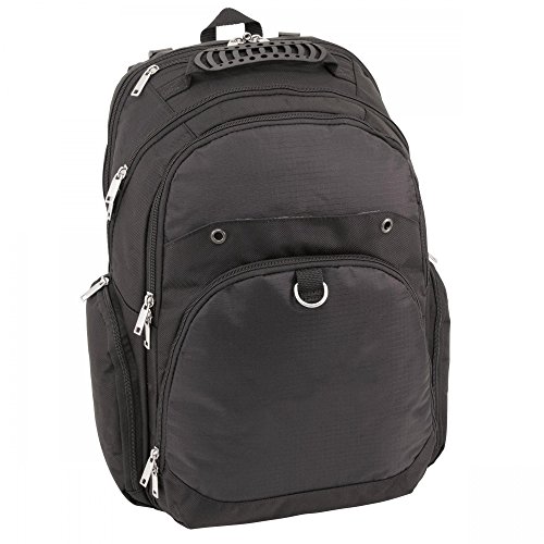 Mercury Luggage Backpack Pro Travel Deluxe Black