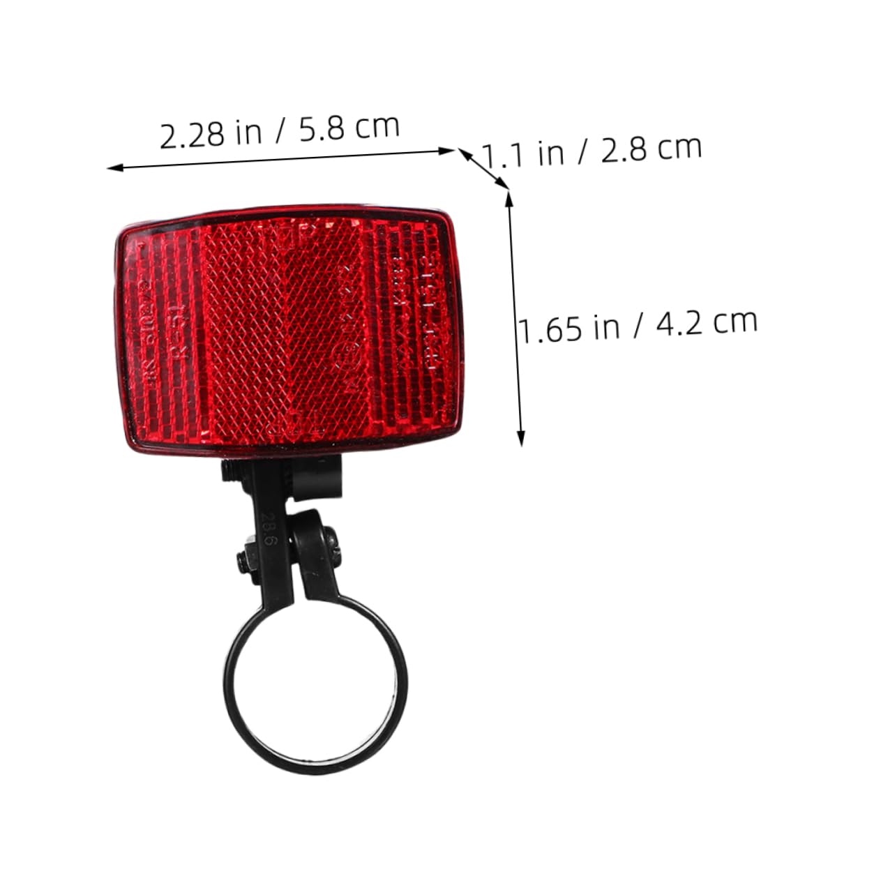 Toddmomy 4pcs Reflectors Reflective Pieces for Easy Installation Front Rear Lamp Reflectors for Enhanced Night Safety