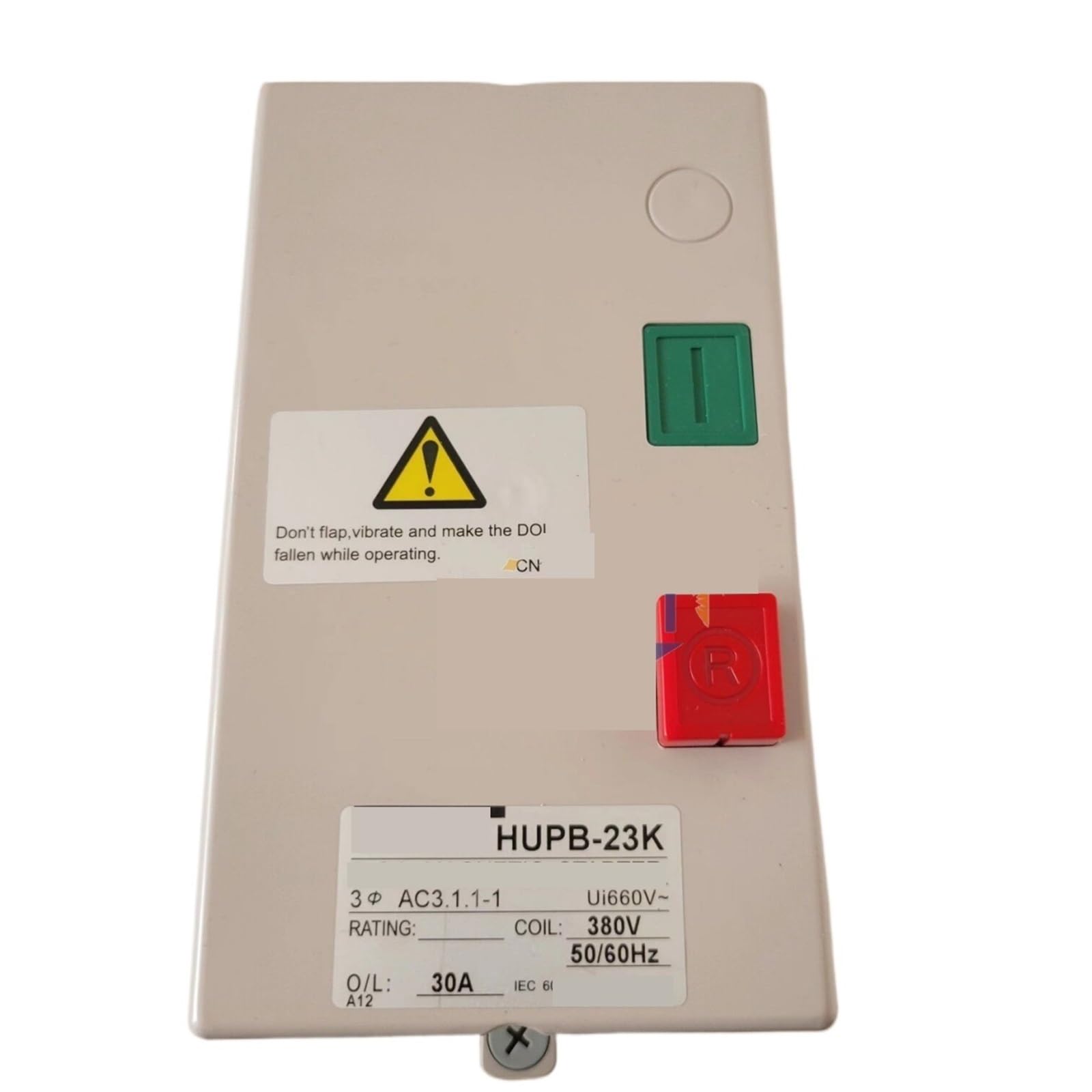 Démarreur magnétique HUPB-23K évite les pannes de moteur 380V