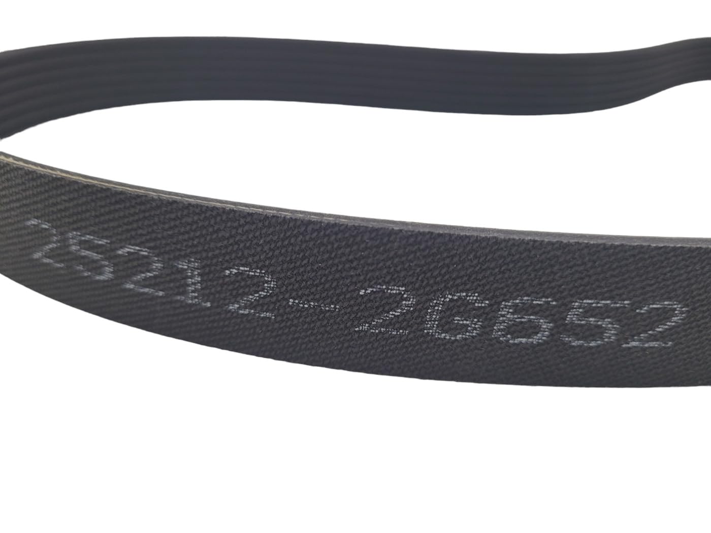 Genuine OEM 25212-2G652/252122G652 Ribbed V-Belt, Compatible with Hyundai Sonata 2011-2015, Kia Optima 2011-2016, Black