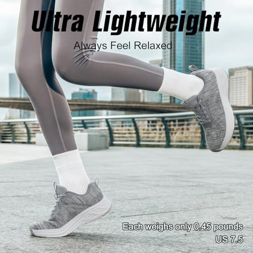 Image of Wide Toe Box Shoes Women Sneakers Extra Wide Width Arch Support Non-Slip Tennis Athletic Ultralight Running Shoes for Women Walking Diabetic Plantar Fasciitis Footwear 6-12