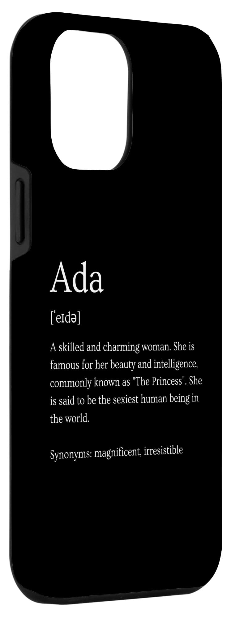 Amazon.co.jp: iPhone 15 Plus 面白いAdaの名前の意味 - Adaパーソナライズされた名前 スマホケース : 家電＆カメラ