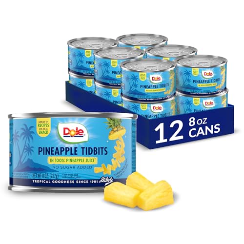 Dole Pineapple Tidbits in 100% Pineapple...
