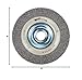 Forney 72897 Wire Bench Wheel Brush, Industrial Pro Crimped with 1/2-Inch Through 2-Inch Multi Arbor, 8-Inch-by-.012-Inch