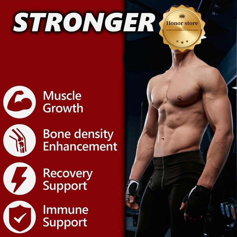 Booster de testostérone pour les hommes - Test Booster pour l'endurance, l'endurance et la force,1pcs