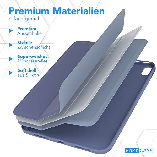 Smartcase iPad 11 Gen 2025 pliable bleu glace EAZY CASE housse de protection premium