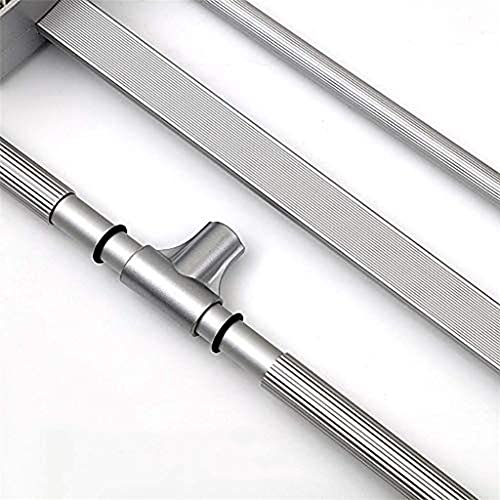 Rail coulissant pour penderie de chambre dressing ordonné chromé - 6