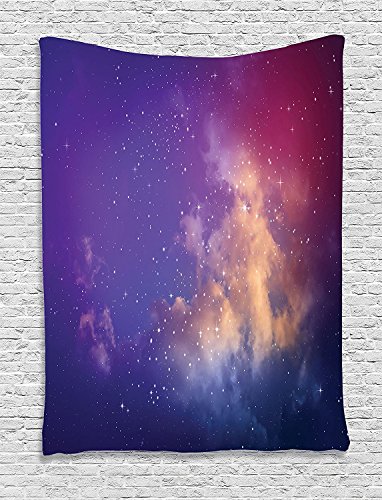 Ambesonne z[fRRNV Ǌ|^yXg[ Q/rO/p }`J[ 40" W By 60" L tap_13788_Nebula_06.10_40x60