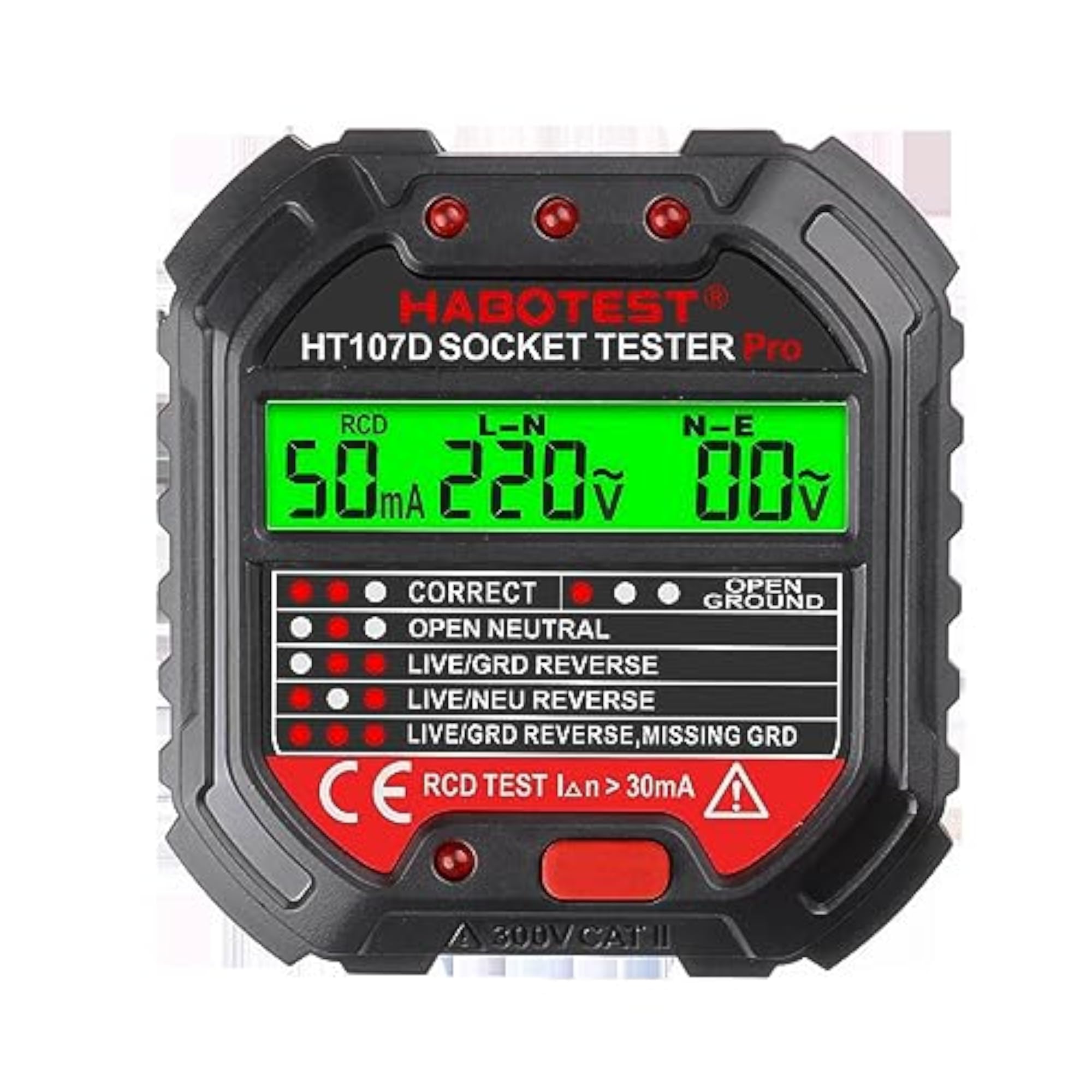 Portable Socket Tester Circuit Analyzer for Voltage Detection