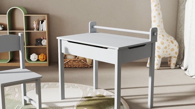 Amazon.com: Costzon Kids Table and Chair Set, Flip Top Kids