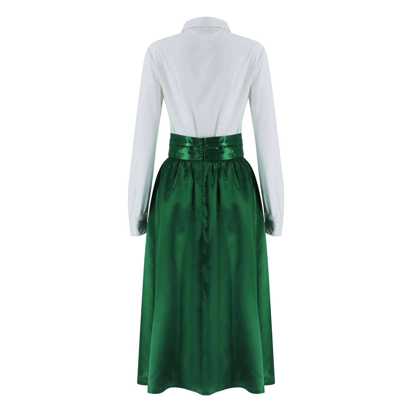 Ellen Costume Christmas Vacation Ellen Shirt Skirt Brooch Set Vintage Dress for Women