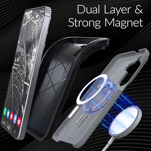 Image of Crave for Samsung Galaxy S26 Plus Case, Compatible with MagSafe Shockproof Protection Dual Layer Case for Samsung Galaxy S26 Plus (6.7 inch) - Slate