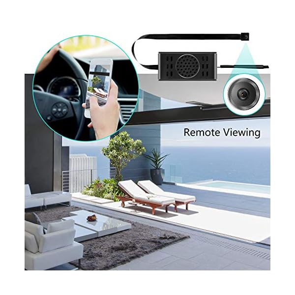TAOZHI Spy Camera Mini WiFi Wireless Hidden Cameras Nanny Cams, Small Cameras HD 1080P with Motion Detection Security Cameras for Indoor Outdoor - Image 4