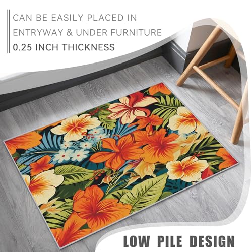 Tapete Decorativo NejTrenzy 2x3 Pies Polyester Naranja miniatura 5