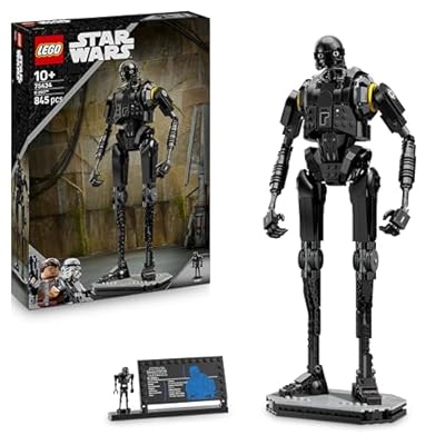 LEGO Star Wars : Andor 75434 K-2SO Le Droïde de Sécurité - Figurine Articulée - Jeu de Construction à Exposer - Maquette Collector avec Plaque - Cadeau pour Garçon Fille ou Adulte Fan de la Série TV